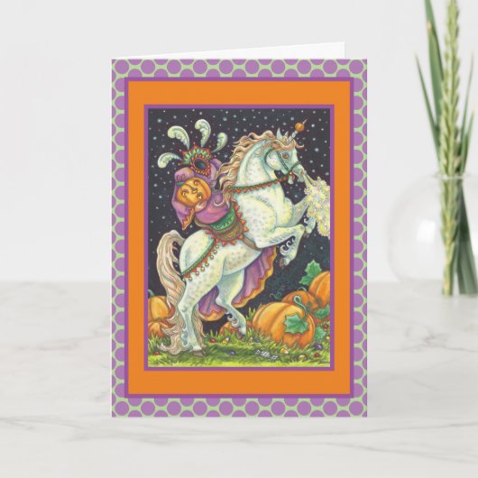 HEADLESS HORSEWOMAN GREETING NOTE CARD 詩 カード (正面)