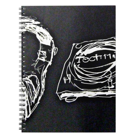 Headphone and DJ Turntable MK2 ノートブック (正面)