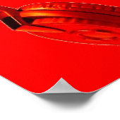 Headphone Four Colors Pop Art Poster Print ポスター (角)