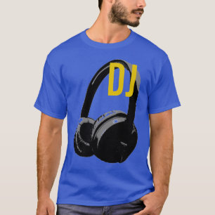 Headphone Pop Art DJ Disc Jockey Retro Tシャツ