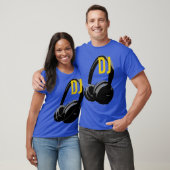 Headphone Pop Art DJ Disc Jockey Retro Tシャツ (ユニセックス)