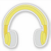 Headphones シール (正面)