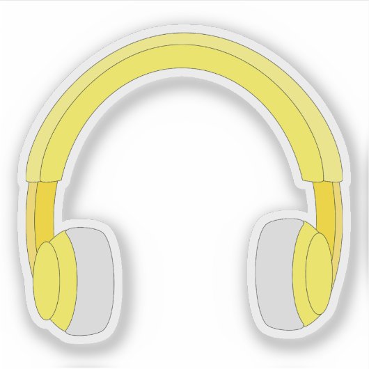 Headphones シール (正面)