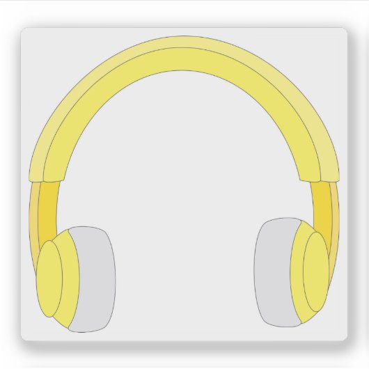 Headphones シール (正面)