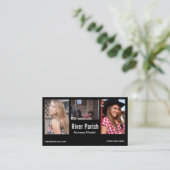 Headshotの名刺モデルか俳優 名刺 (スタンド正面)