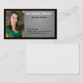 Headshotの名刺モデルか俳優 名刺 (正面/裏面)