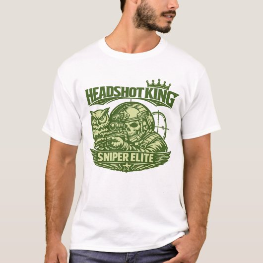 Headshot King Sniper Elite Tee Tシャツ (正面)