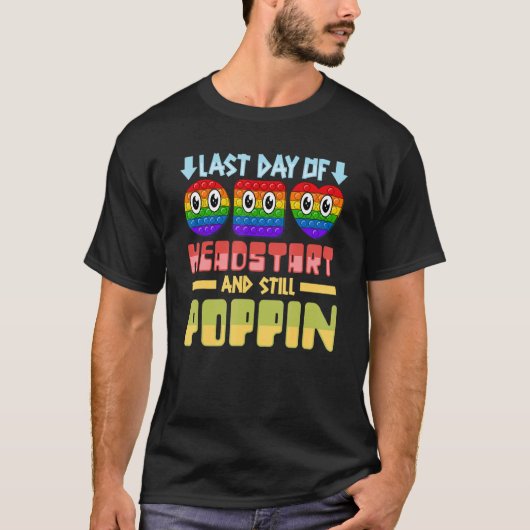 HeadstartとStill Poppin Fidgetの最後のポップ・アートの日 Tシャツ (正面)