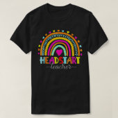 Headstart Teacher Squad Rainbow Cute Teacher Back  Tシャツ (デザイン正面)