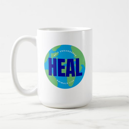 HEALマグカップ コーヒーマグカップ (左)