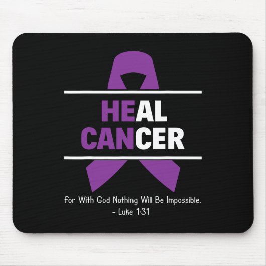 Heal膵臓がんクリスチャンがんを克服したG マウスパッド (正面)