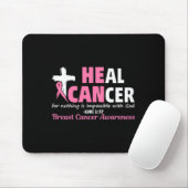 Heal Cancer Christian Believe God Breast Cancer Aw マウスパッド (マウス)
