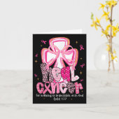 Heal Cancer God Nothing Unpossible Breast Cancer A カード (黄色い花)