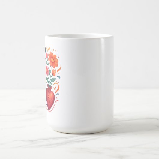 Heal even when it hurts relatable emotion コーヒーマグカップ (中央)