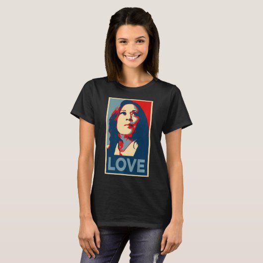 Heal Love Hope Kamala Harris Obama 47 Support Empo Tシャツ (正面フル)