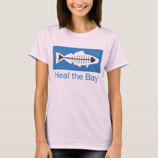 Heal the Bay Basic Logo Fitted Tシャツ(Women's) Tシャツ (正面)