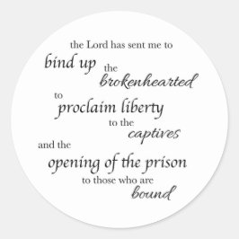 Heal the Brokenhearted Sticker ラウンドシール