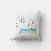 Heal your mind, Press play クッション (正面)