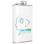 Heal your mind. Press play フラスク (右)