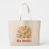 Heal Yourself Jumbo Tote - Celestial Crystal Bag ラージトートバッグ (裏面)