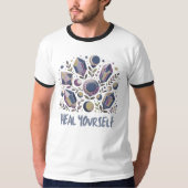Heal Yourself Ringer Tee - Celestial Crystal Shirt Tシャツ (正面)