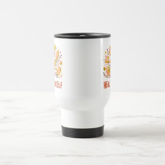 Heal Yourself Travel Mug  Celestial Crystal Design トラベルマグ (中央)