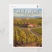 Healdsburg California Travel ポストカード (正面/裏面)