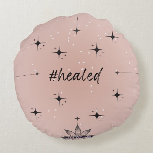 #healed ラウンドクッション (裏面)