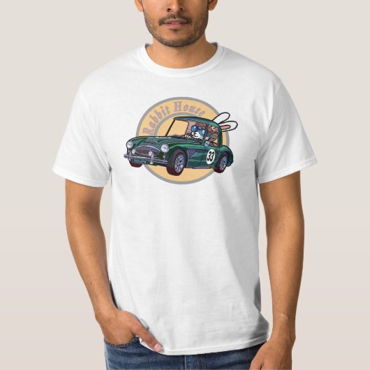 Healey type 3000 白 Tシャツ (正面)