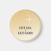 Healing Cross Let Go Let God Stars マグネット (正面)