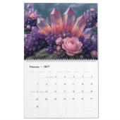 Healing Crystal Calendar, Crystal カレンダー (2月 2027)