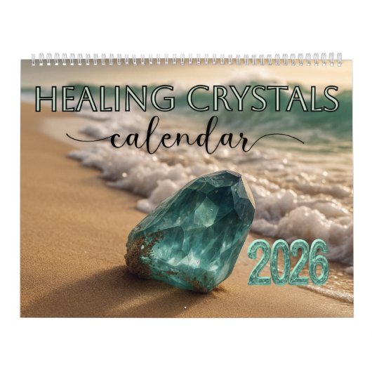 Healing Crystal Calendar, Crystal カレンダー (カバー)