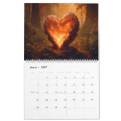 Healing Crystal Calendar, Crystal カレンダー (3月 2027)