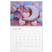 Healing Crystal Calendar, Crystal カレンダー (1月 2027)