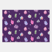 Healing Crystals Wrapping Paper Set ラッピングペーパーシート (正面3)