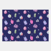 Healing Crystals Wrapping Paper Set ラッピングペーパーシート (正面2)
