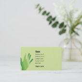 Healing Hands Business Card 名刺 (スタンド正面)