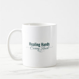 Healing Hands, Caring Heart コーヒーマグカップ