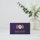 Healing Hands - Energy Healing Business Card 名刺 (スタンド正面)