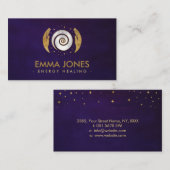 Healing Hands - Energy Healing Business Card 名刺 (正面/裏面)