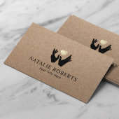 Healing Hands & Heart Massage Therapy Rustic Kraft 名刺