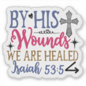 Healing & Hope Bible Verse Sticker シール (正面)