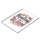 Healing in Bloom Doctor Floral Spring Medical ノートブック (左側)