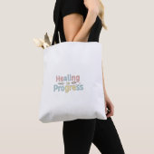 Healing in Progress Tote | Gentle Self-Care トートバッグ (クローズアップ)