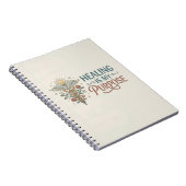 Healing Is My Purpose Nurse Quote ノートブック (右側)