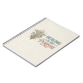 Healing Is My Purpose Nurse Quote ノートブック (左側)