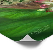 Healing Lotus -ハートチャクラアートポスター/プリント ポスター (角)