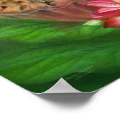 Healing Lotus Chakras Fine Art Poster/Print ポスター (角)