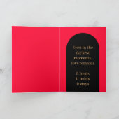 Healing Love Message Greeting Card シーズンカード (内部)