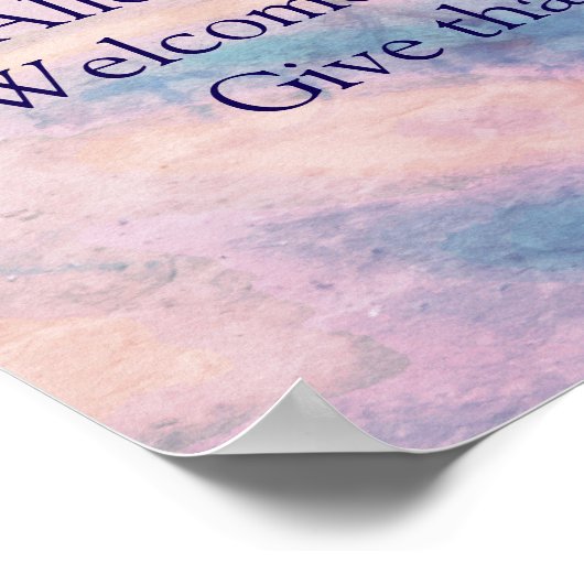 Healing Meditation Print ポスター (角)